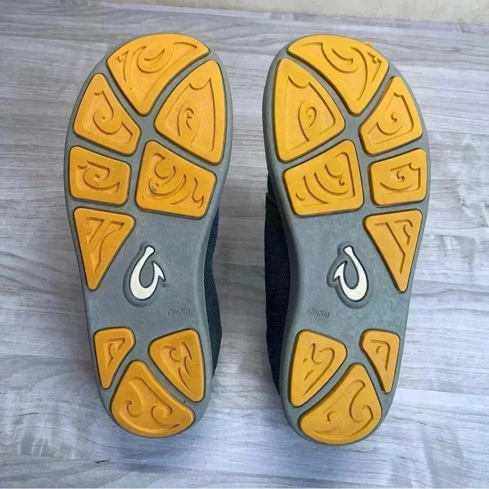 Olukai Nohea Gray Mesh Casual Comfort Slip On Shoes Men’s Size 8.5 - Picture 8 of 11
